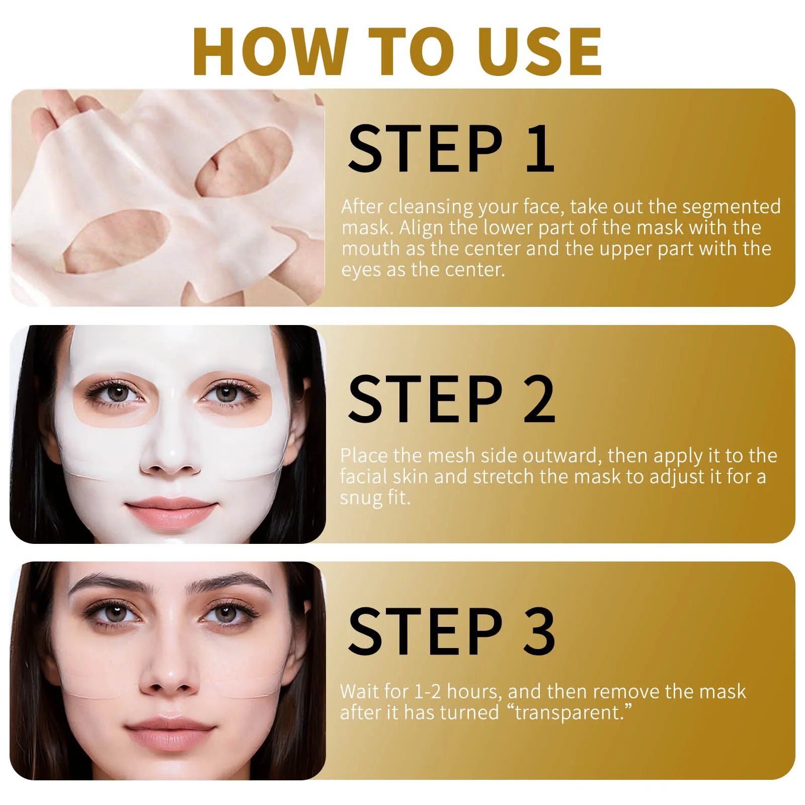 Kollagen Ansiktsmask för Natten – Anti-Aging & Återfuktande