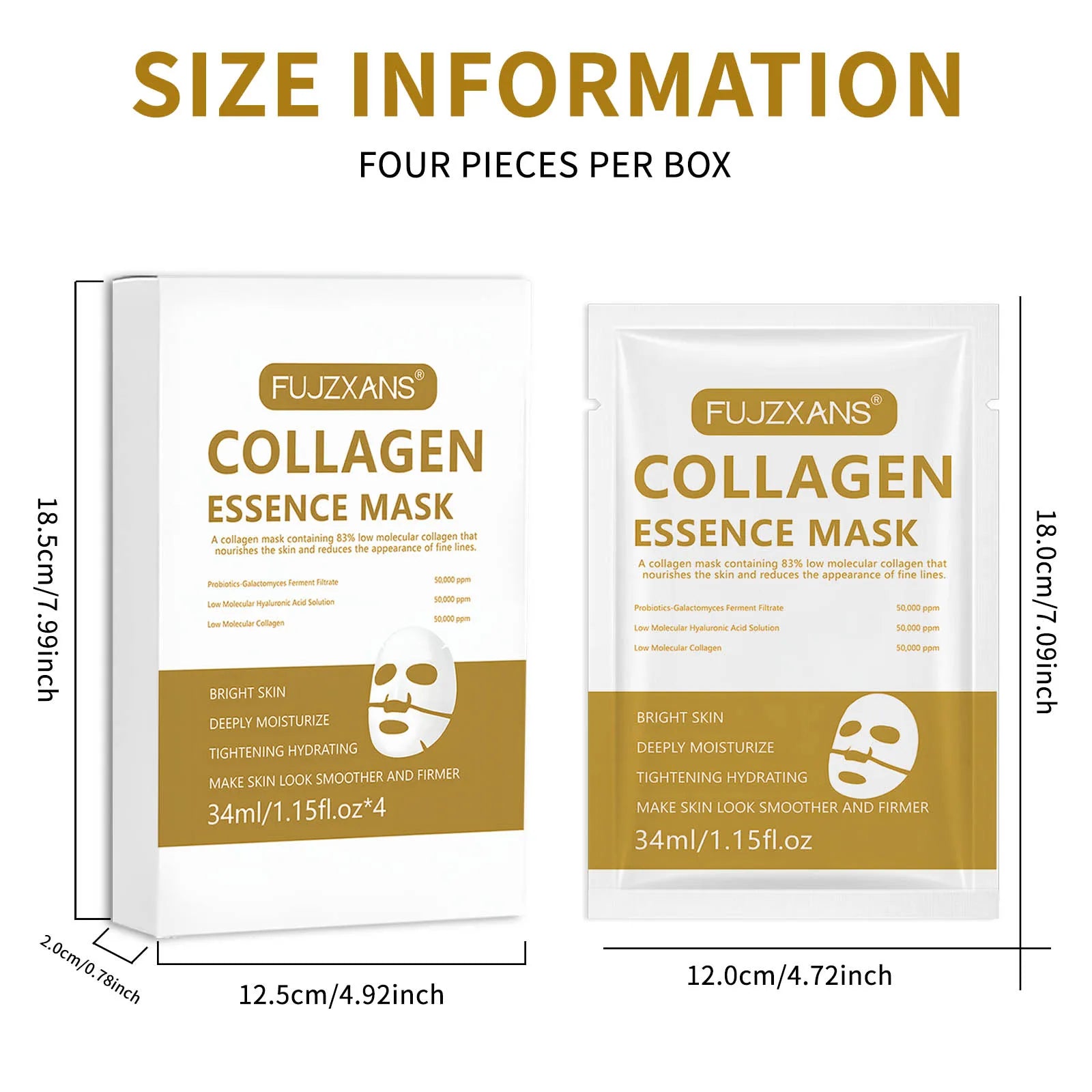 Kollagen Ansiktsmask för Natten – Anti-Aging & Återfuktande