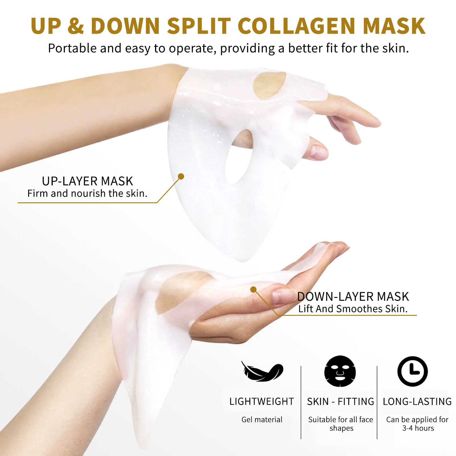 Kollagen Ansiktsmask för Natten – Anti-Aging & Återfuktande